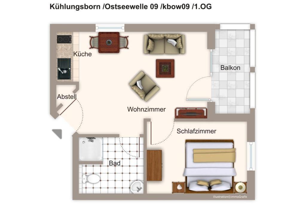 Ostseewelle Ostseewelle 009 Kuehlungsborn Exterior photo